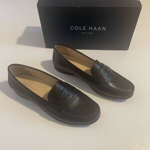 Cole Haan Black Leather Loafer